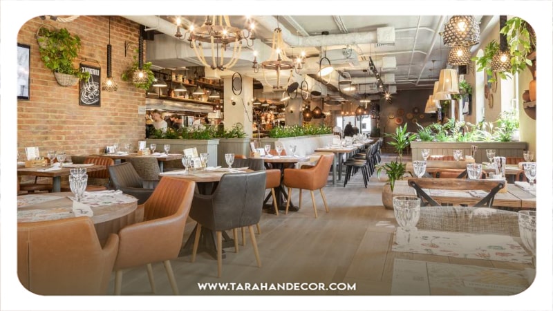 رنگ برتر برای طراحی دکوراسیون داخلی رستوران 
