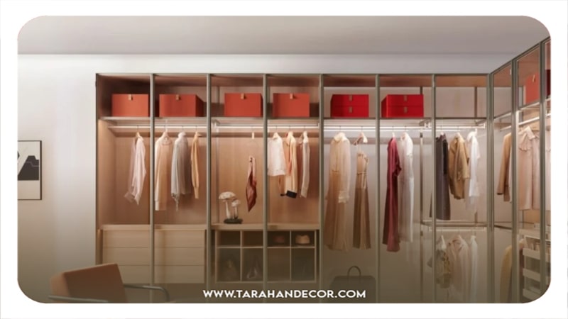 ایده های برای طراحی کمد کلوزت روم