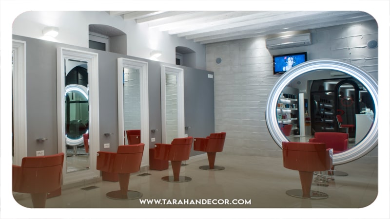 تقسیم‌بندی بهینه فضا برای دکور آرایشگاه