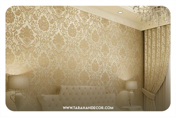 استفاده از کاغذ دیواری مناسب 