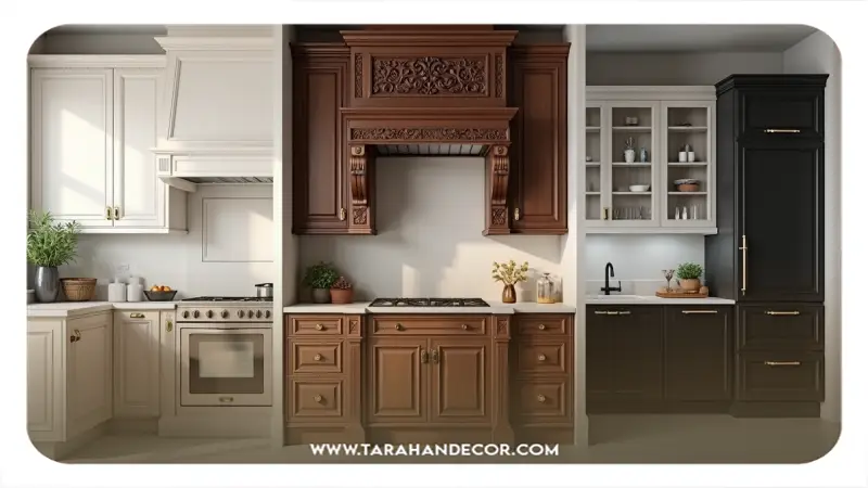 سه مدل طراحی کابینت مدرن، کلاسیک و مینیمال