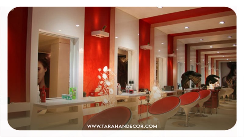 سبک هارمونی رنگ‌ها در دکوراسیون سالن زیبایی